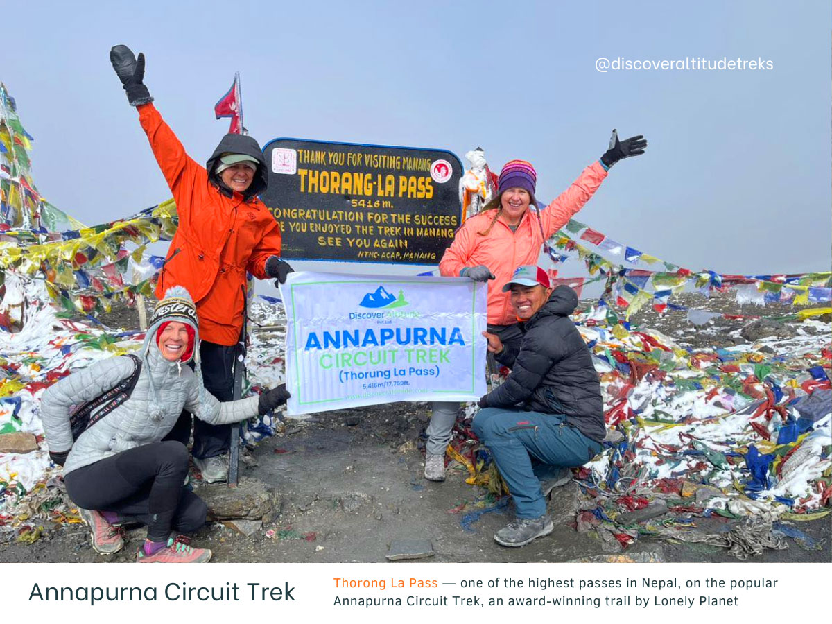 Awar winner trekking routes Annapurna Circuit